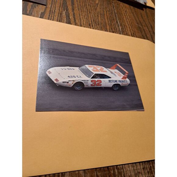 Vintage 1990 TG Racing WING Series #14 Dick Brooks Plymouth Superbird Postcard - Picture 1 of 2